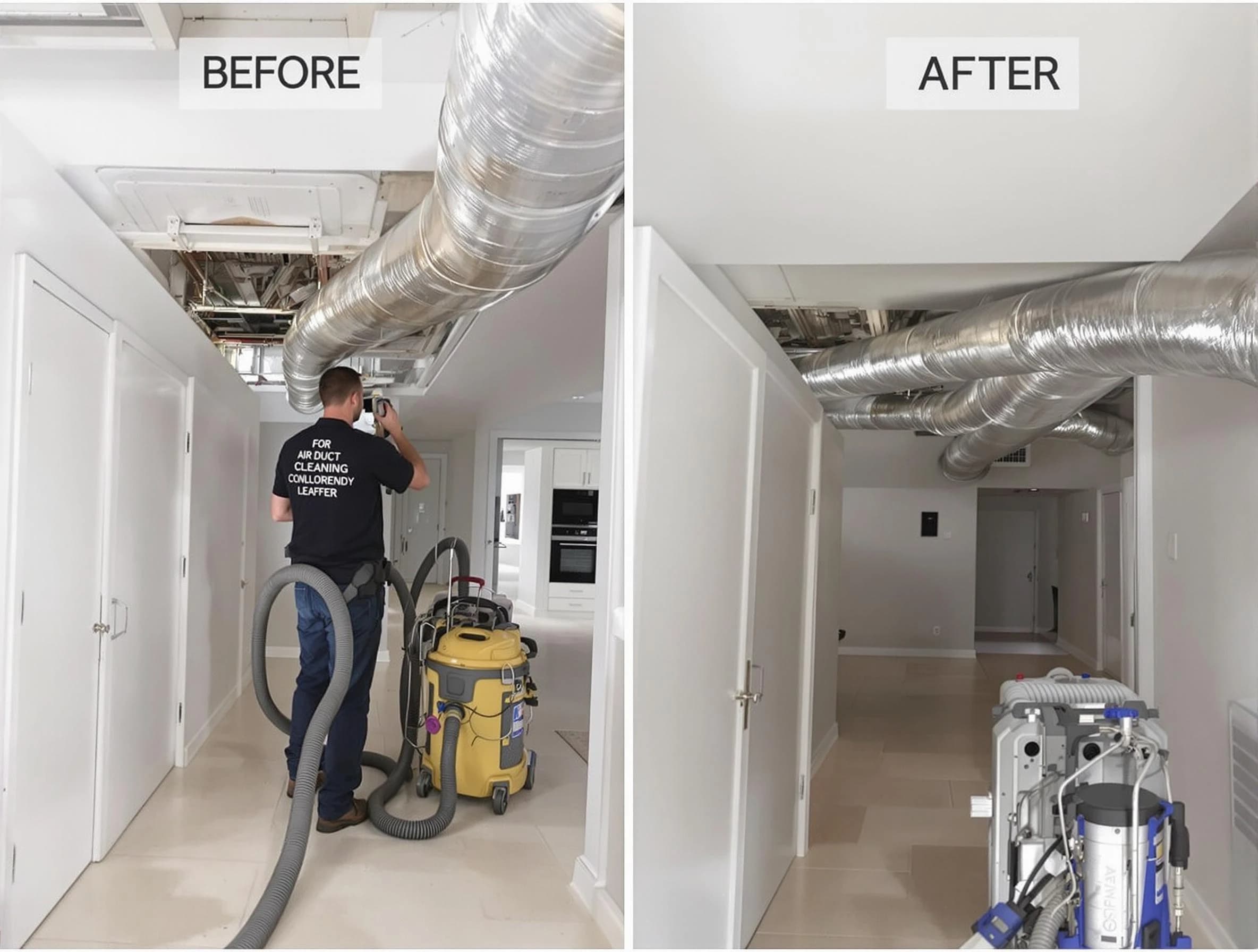 Paradise Hills Air Duct Cleaning professional performing thorough air duct cleaning in Paradise Hills