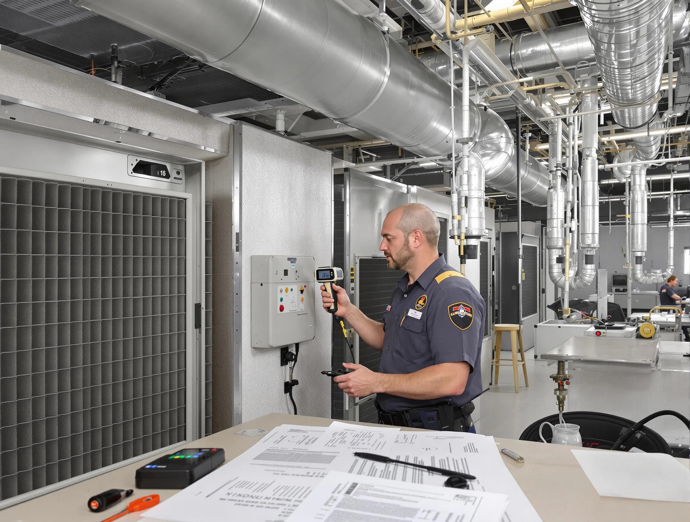 Professional filter system inspection by Paradise Hills Air Duct Cleaning in Paradise Hills