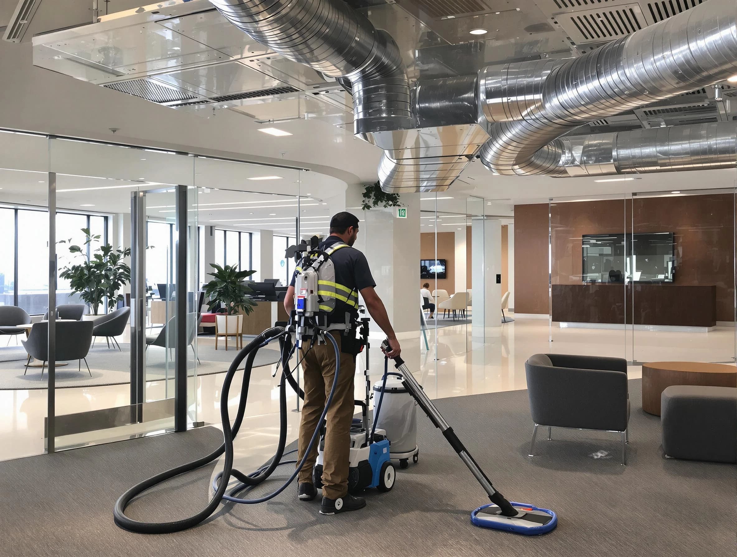 Commercial duct cleaning service by Paradise Hills Air Duct Cleaning in Paradise Hills