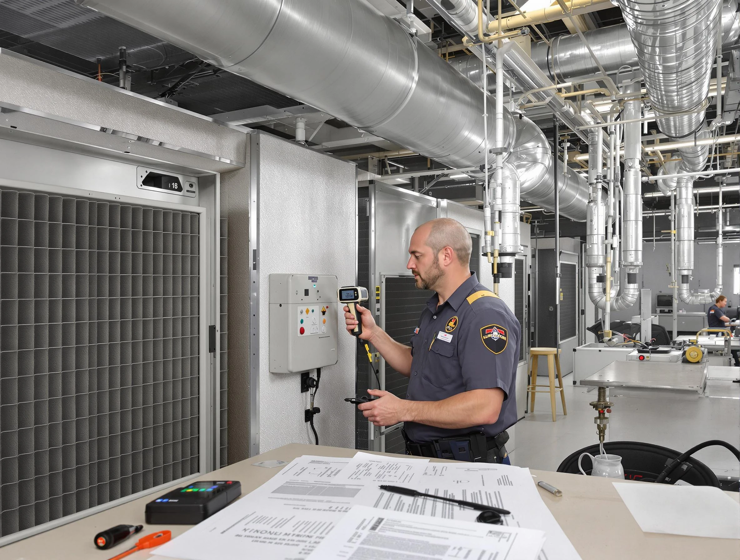 Professional filter system inspection by Paradise Hills Air Duct Cleaning in Paradise Hills